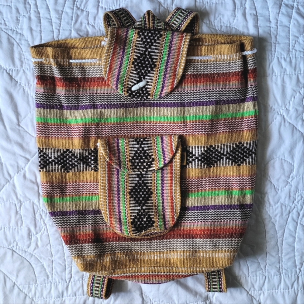 2/$30 🍪 Vintage Y2K Boho Backpack